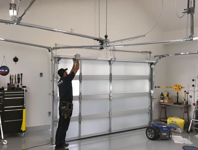 Sunrise Garage Door Repair certified team performing precision garage door installation in Sunrise