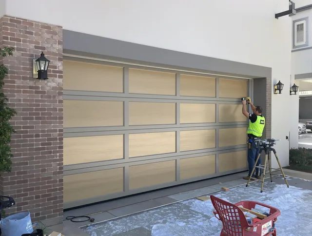 Garage door replacement service by Sunrise Garage Door Repair in Sunrise