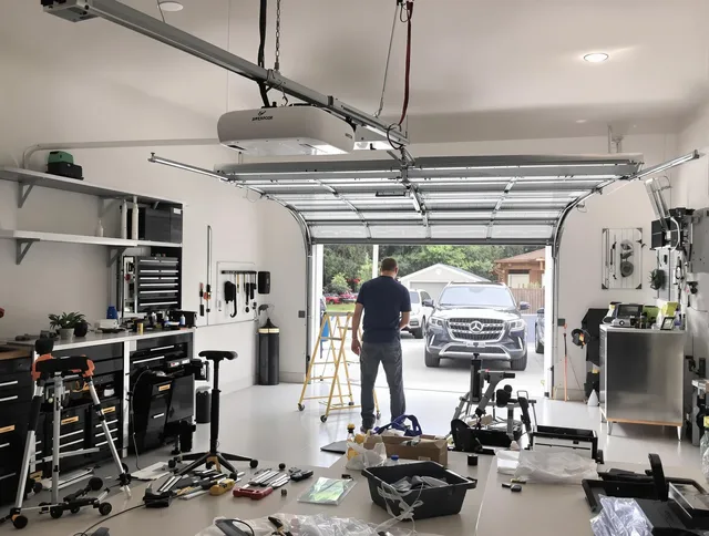 Garage door opener installation by Sunrise Garage Door Repair in Sunrise