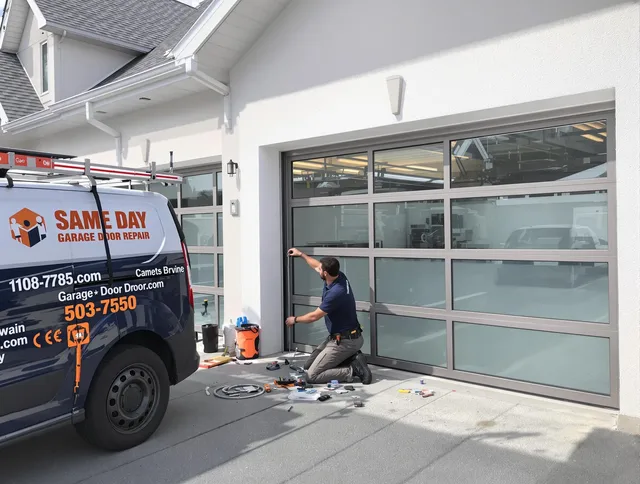 Same-day garage door repair service by Sunrise Garage Door Repair in Sunrise